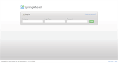 Desktop Screenshot of my.springahead.com